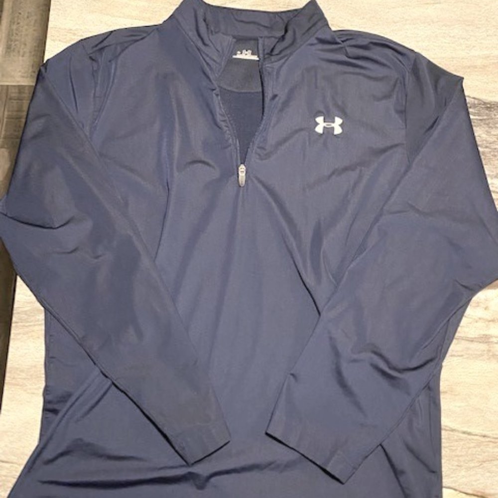 Under Armour Men's Long Sleeve, Light Weight, Three Quarter Zip